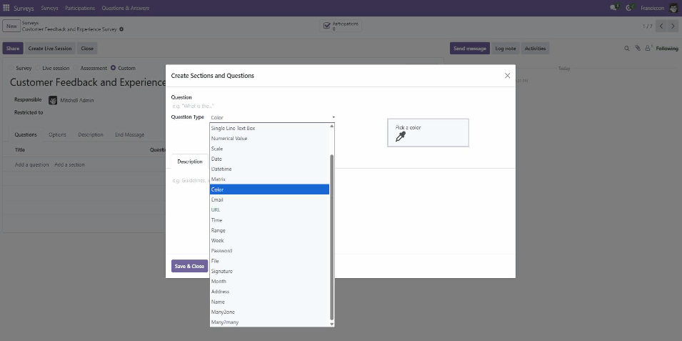 Odoo PowerBI Connector UI